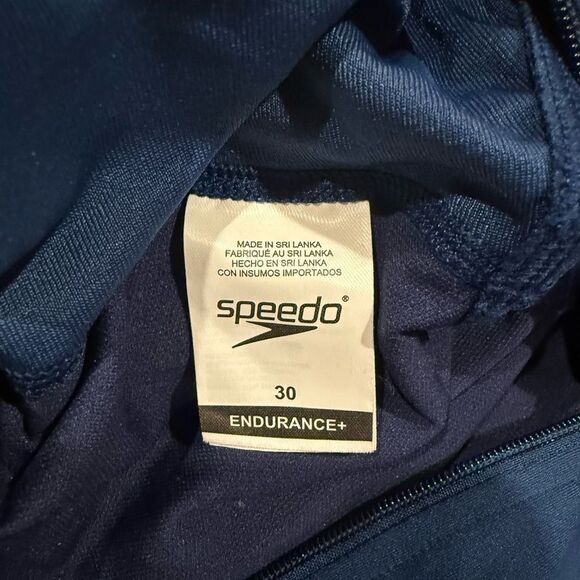 Speedo Women's Swimsuit One Piece Endurance+ Avenger Water Polo,Navy,30 - Picture 8 of 9